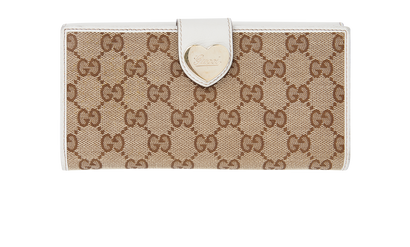 Gucci GG Supreme Heart Wallet, front view